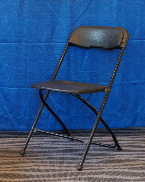 Basic Black Folding Chair