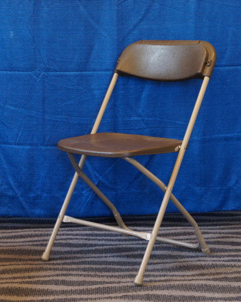 Basic Brown Folding Chair