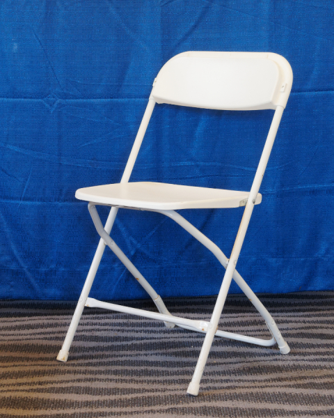 Basic White Folding Chair